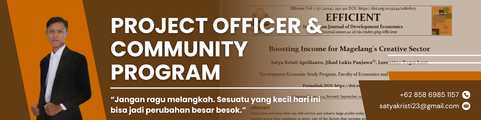 Banner Satya Kristi Aprilianto