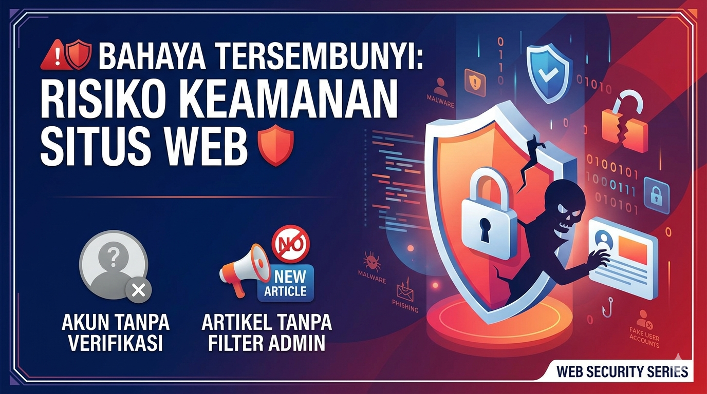 Bahaya Tersembunyi: Risiko Keamanan pada Situs Tanpa Verifikasi dan Moderasi 